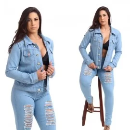 Jaqueta Feminina Jeans